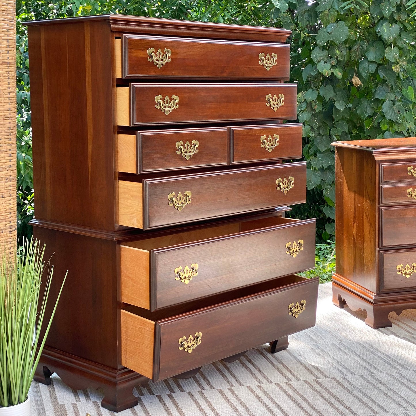 Nice Wooden Tall 6 Drawer Dresser