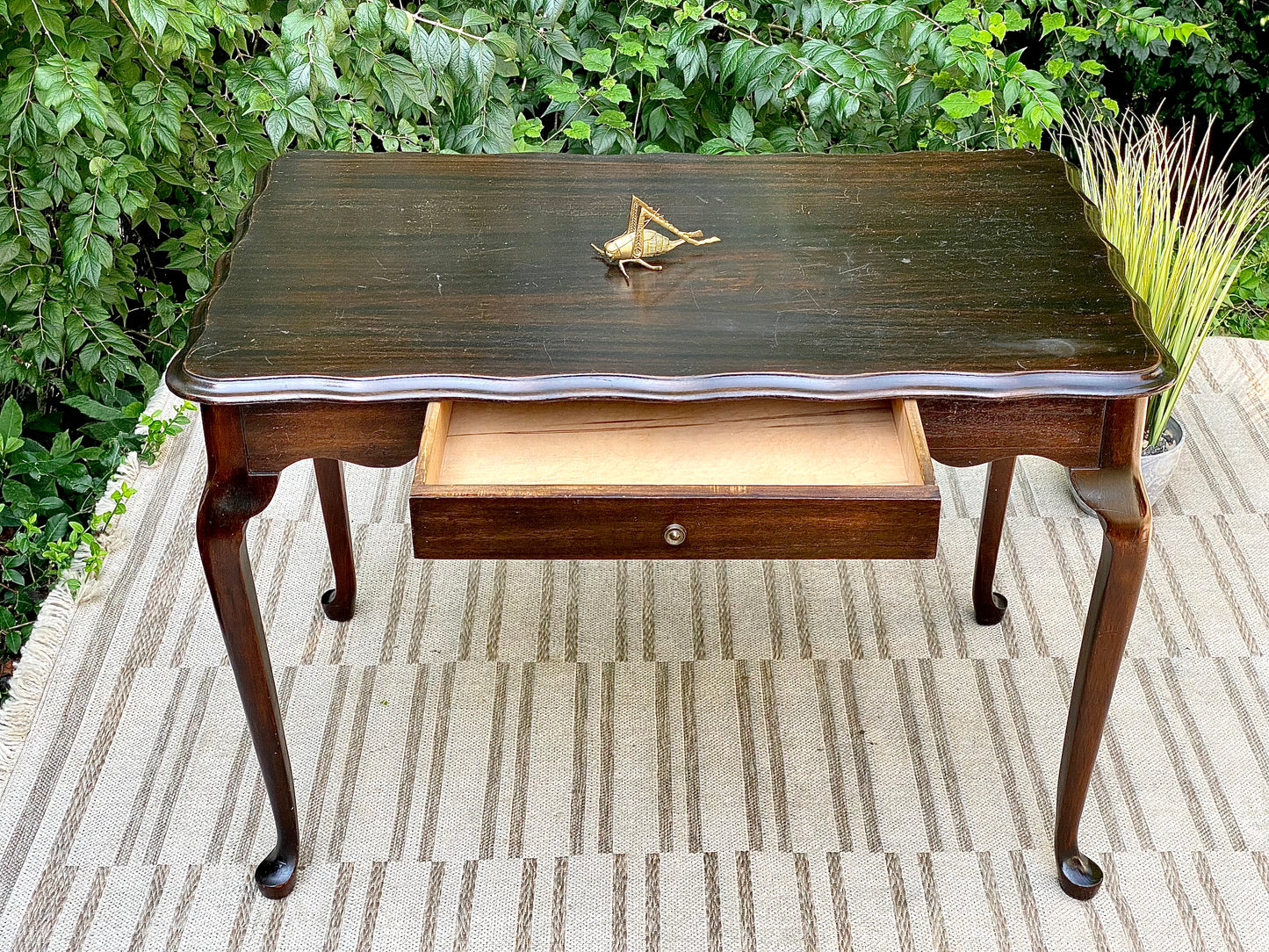 Vintage Wooden Single Drawer Hallway Table