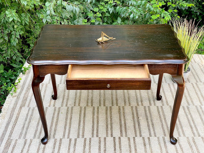 Vintage Wooden Single Drawer Hallway Table