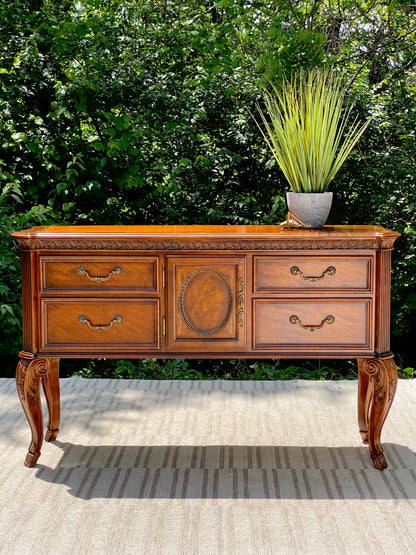 Beautiful Wooden Hallway Table Credenza