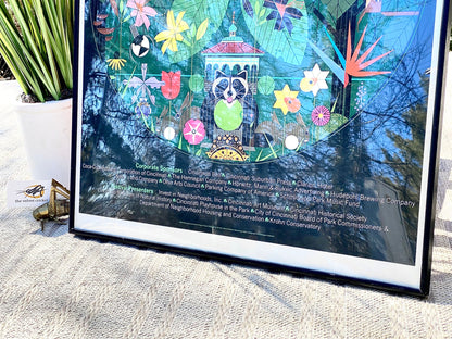 Charley Harper Framed A Day In Eden Poster