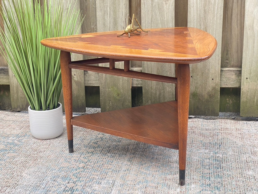 Mid Century Modern MCM Lane Acclaim Guitar Pick Side Table