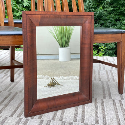Vintage Wood Rectangle Frame Mirror