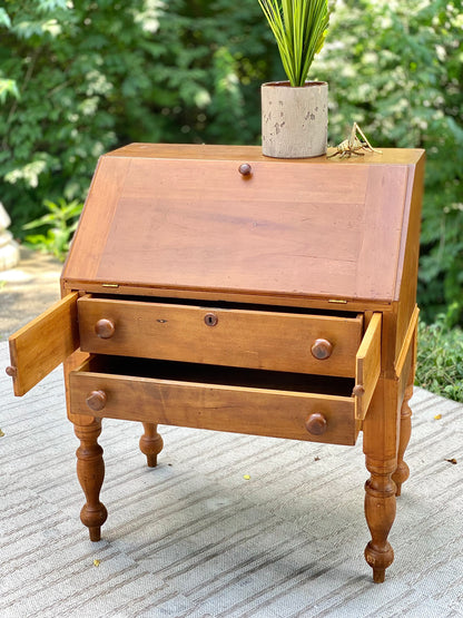 Vintage Wooden Secretary Desk
