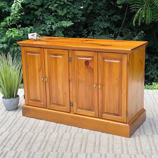 Nice Handmade Solid Pine Buffet Credenza