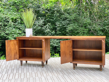 Vintage MCM Walnut Credenza