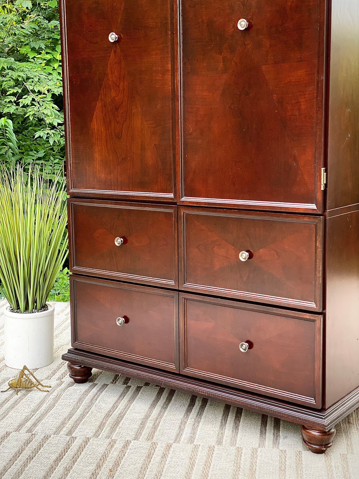 Nice Wooden Storage Armoire Cabinet