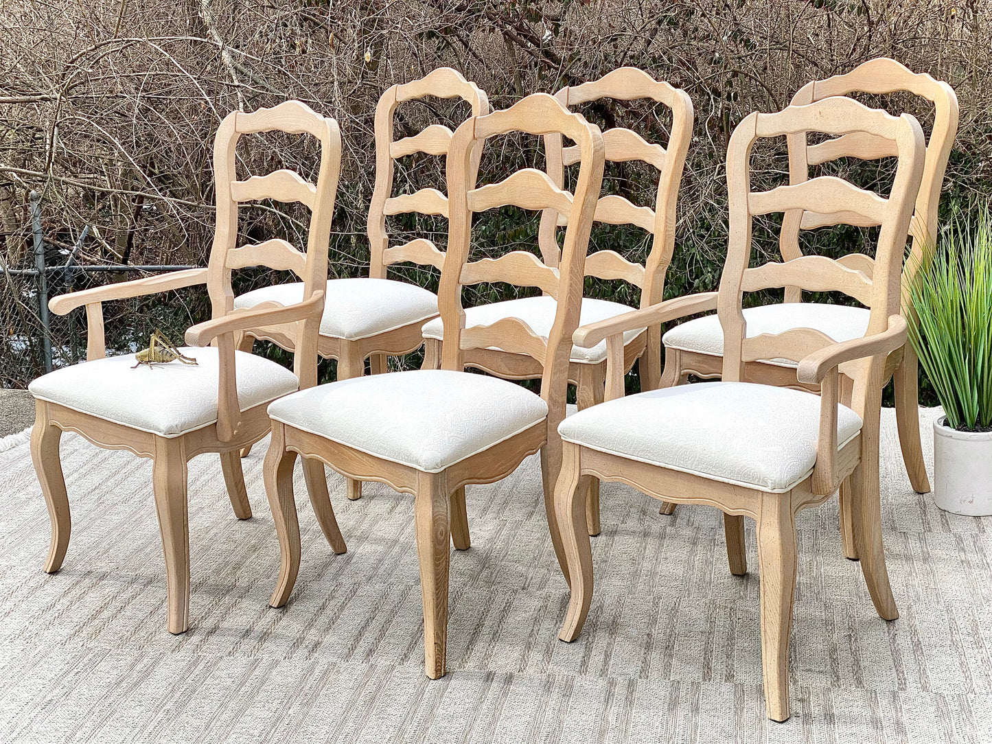 Set of 6 Stanley Upholstered Dining Chairs