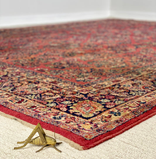 Nice Large Wool Sarouk Karastan Rug