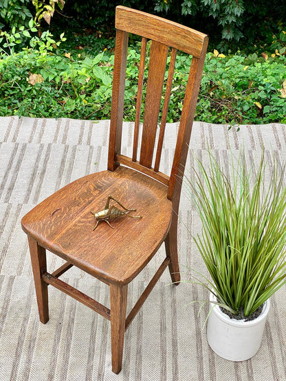 Vintage Arts & Crafts Crawford Oak Chair