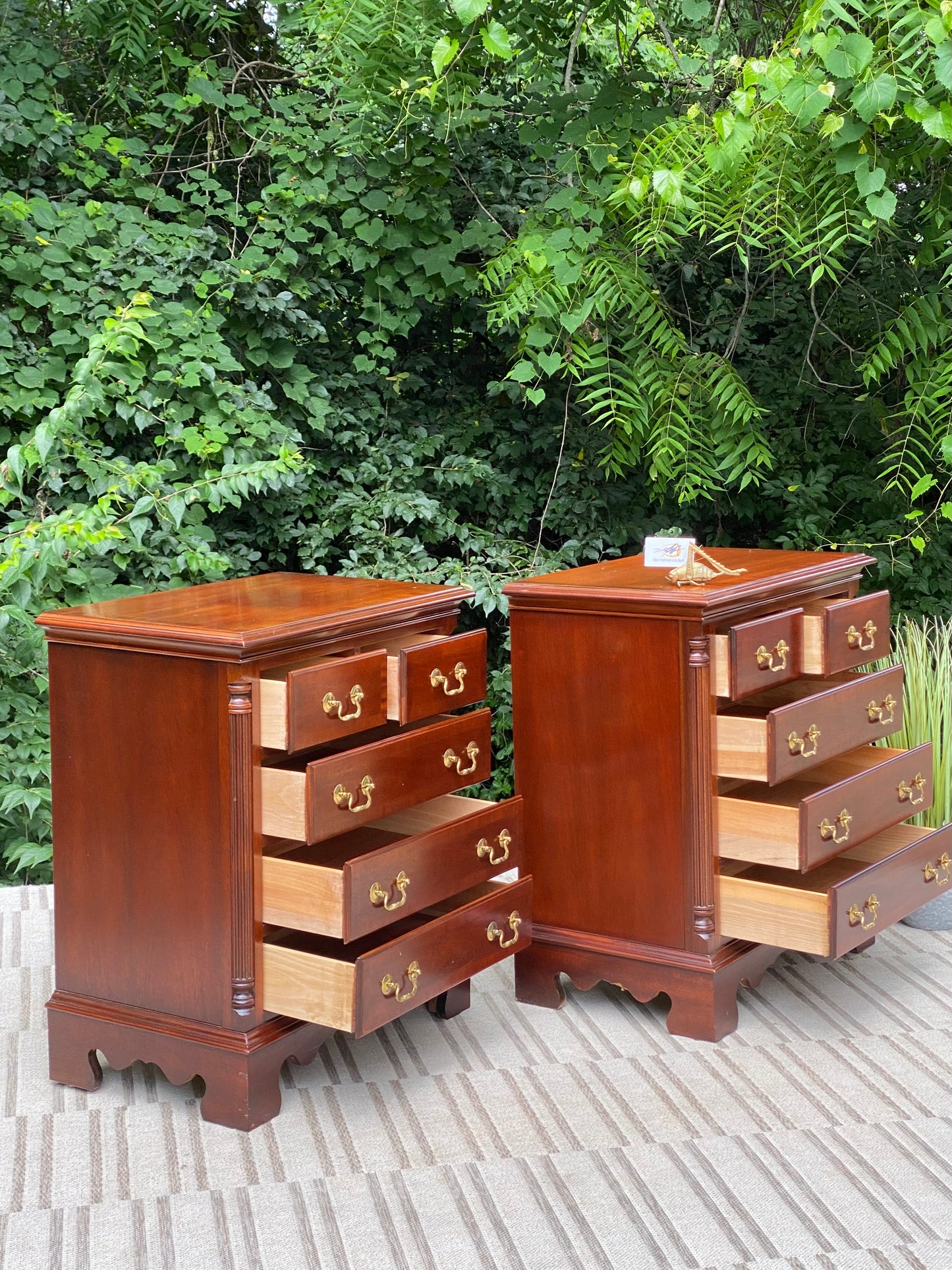 Beautiful Pair of Wooden Lexington Nightstands