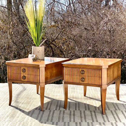 Vintage Mid Century Hammary Side End Tables