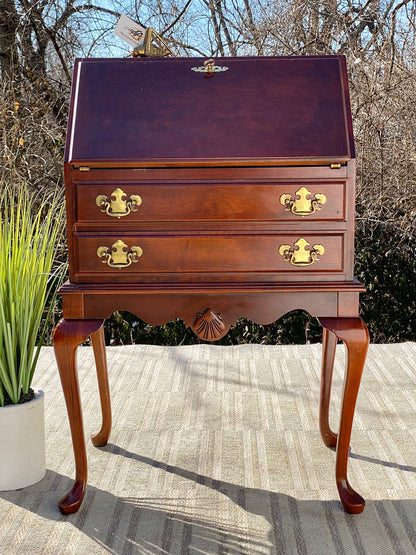Nice Wooden 2 Drawer Secretary