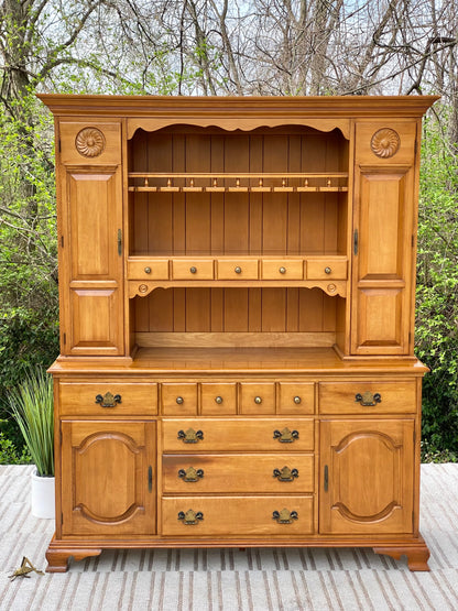 Vintage 2 Piece Hutch