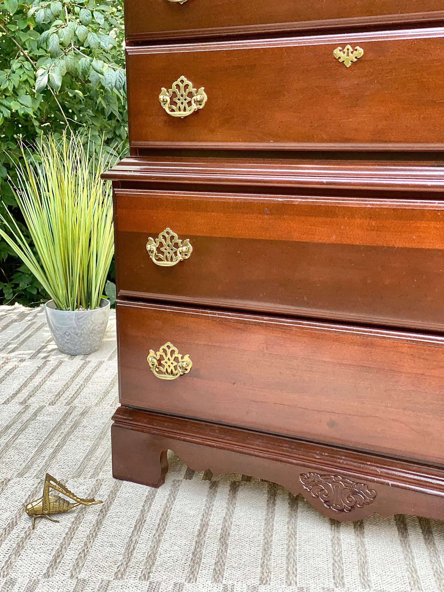 Vintage Kincaid 6 Drawer Highboy Dresser