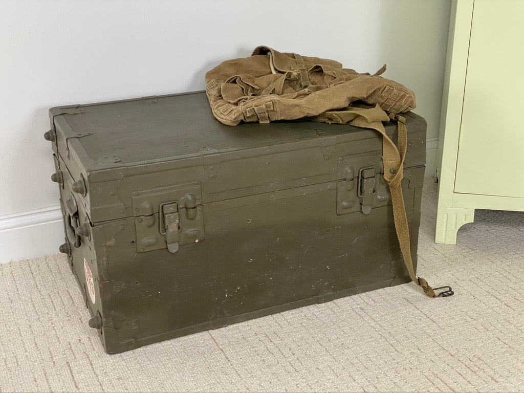 Vintage WWII US Army Medical Trunk