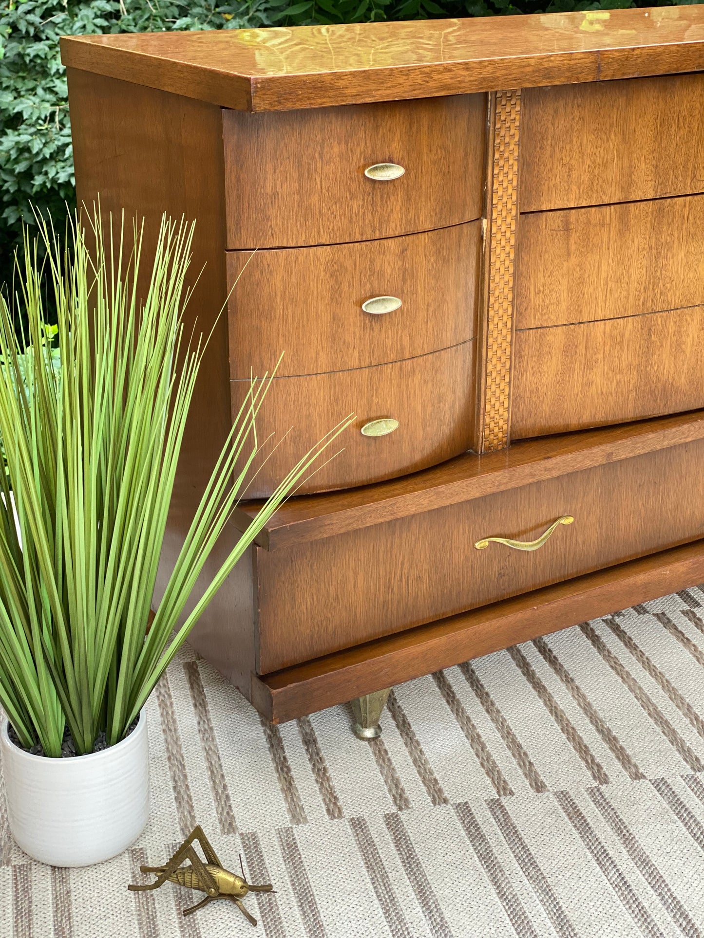 Vintage MCM Bassett Lowboy Dresser