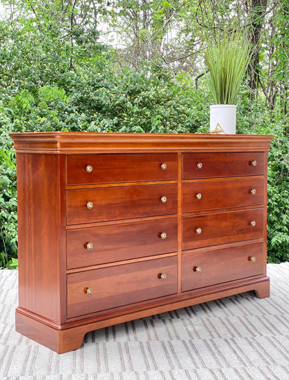 Wooden Stanley 8 Drawer Dresser