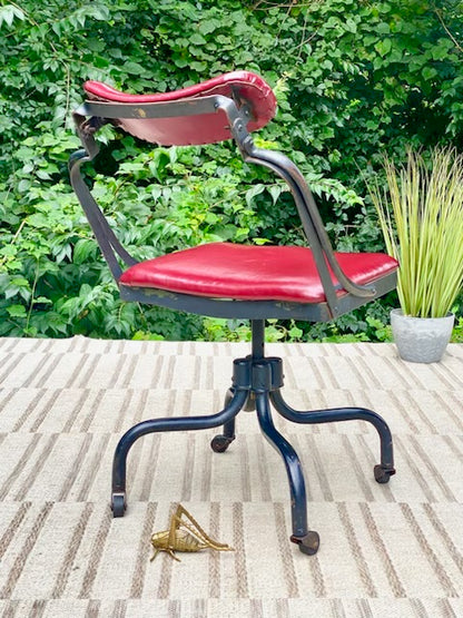 Vintage Fritz & Cross Industrial Metal Chair