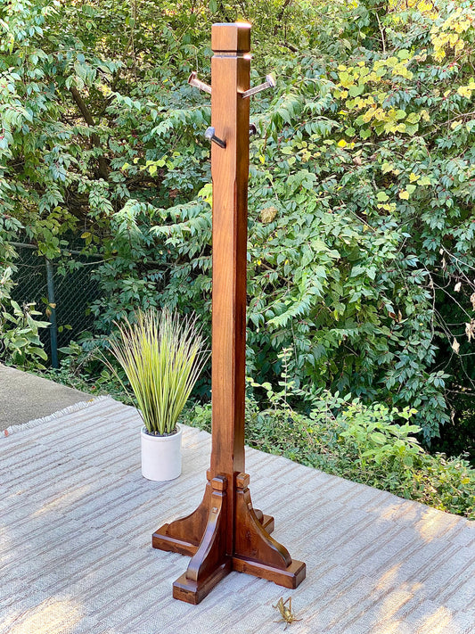 Vintage Wooden Hall Tree