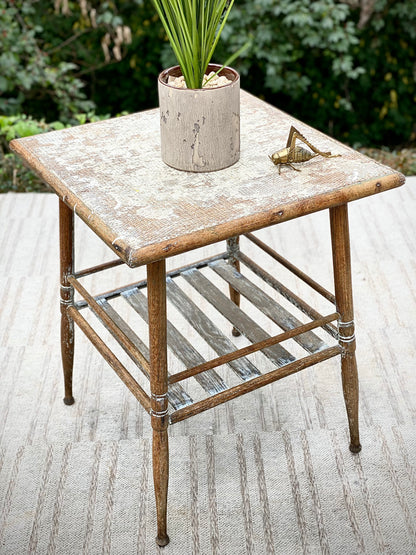 Antique Wooden Plant Stand