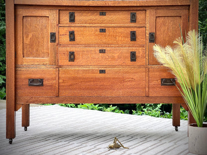 Vintage Arts & Crafts Sideboard by JC Widman