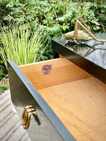 Vintage MCM Green Bassett 6 Drawer Dresser