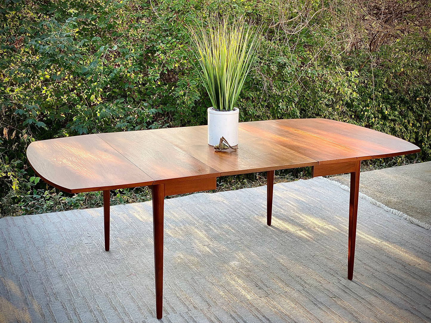 Vintage MCM Drexel Kipp Stewart Walnut Dining Table