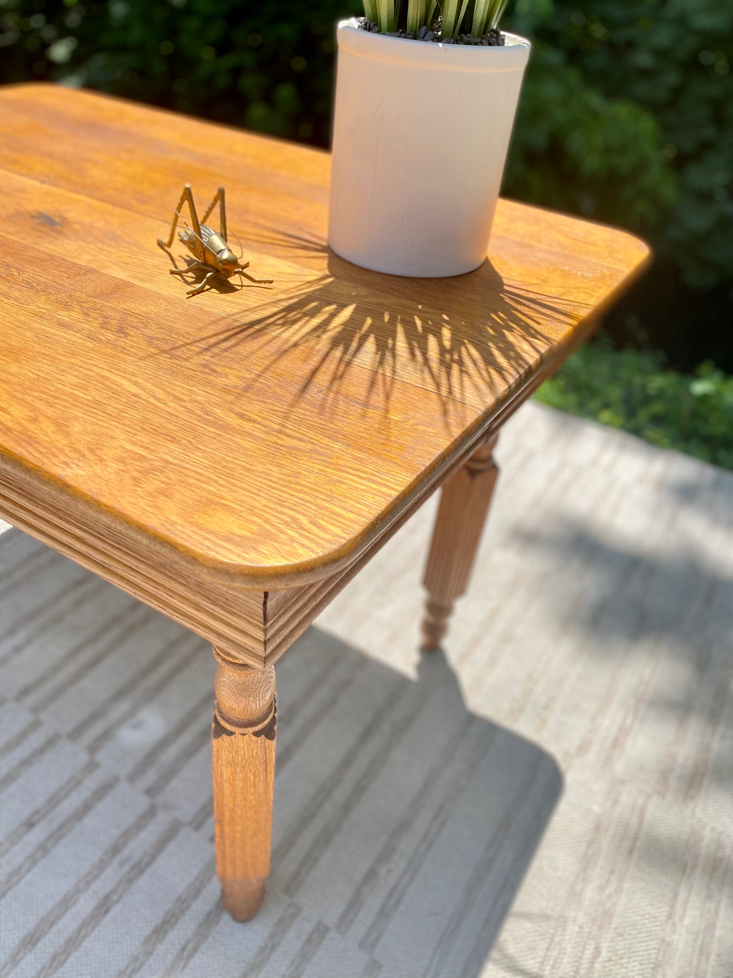 Small Vintage Oak Table