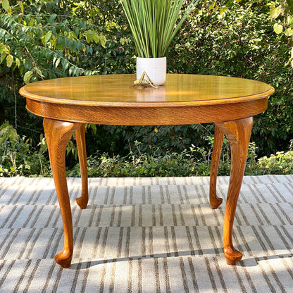 Vintage Round Oak Table