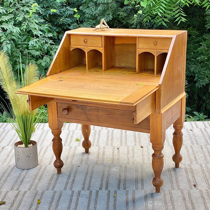 Vintage Wooden Secretary Desk