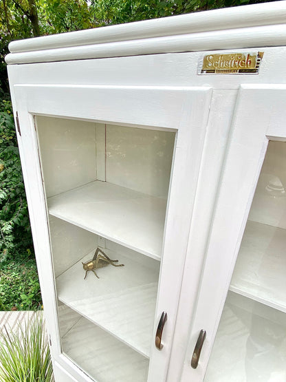 Vintage Scheirich White Storage Cabinet