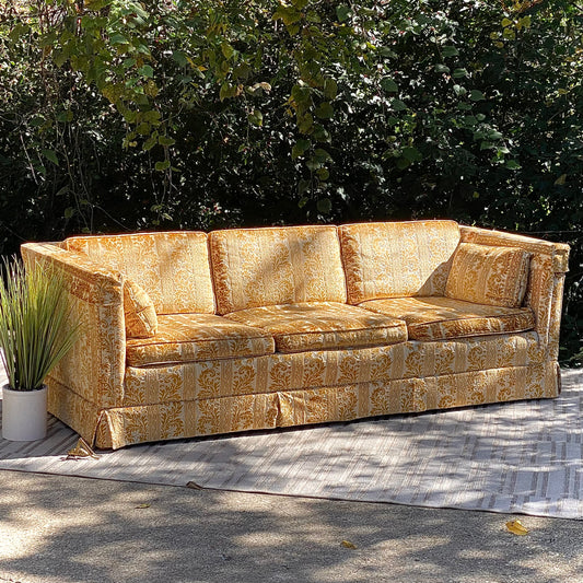 Vintage MCM Upholstered Sofa Couch