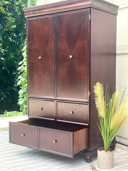 Modern Wooden Armoire Cabinet