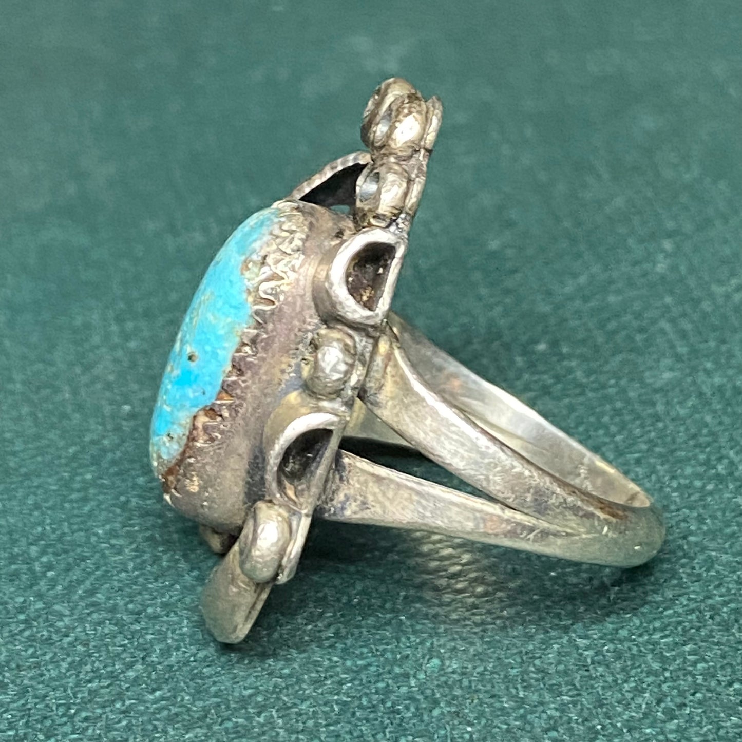 Vintage Sterling Turquoise Ring