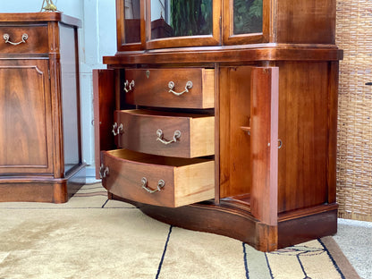 Gorgeous Wooden Curved Front Hutch