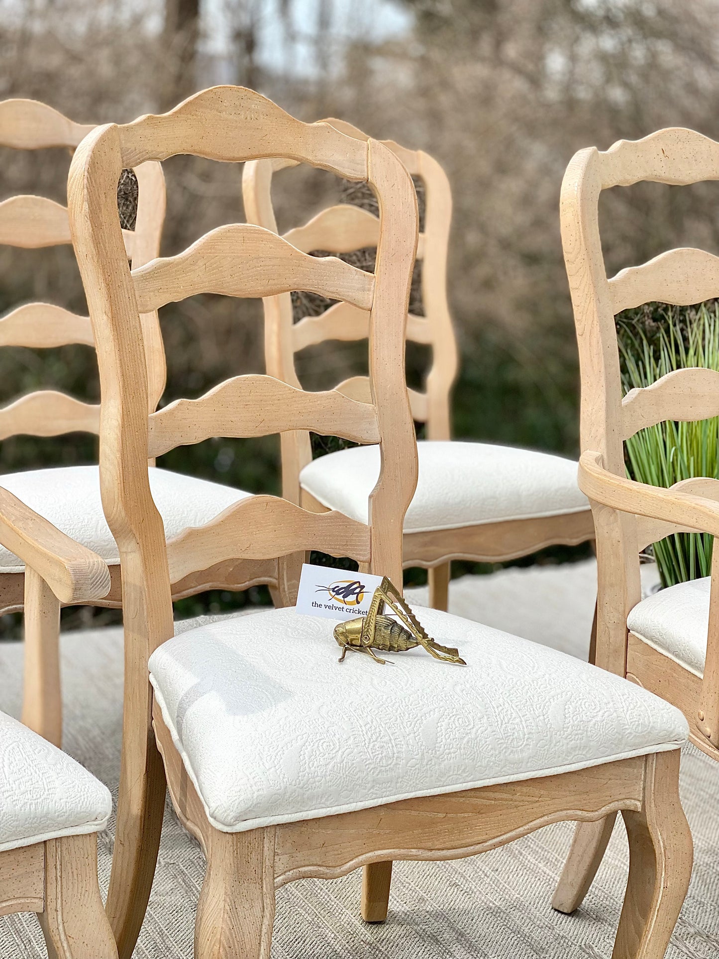 Set of 6 Stanley Upholstered Dining Chairs