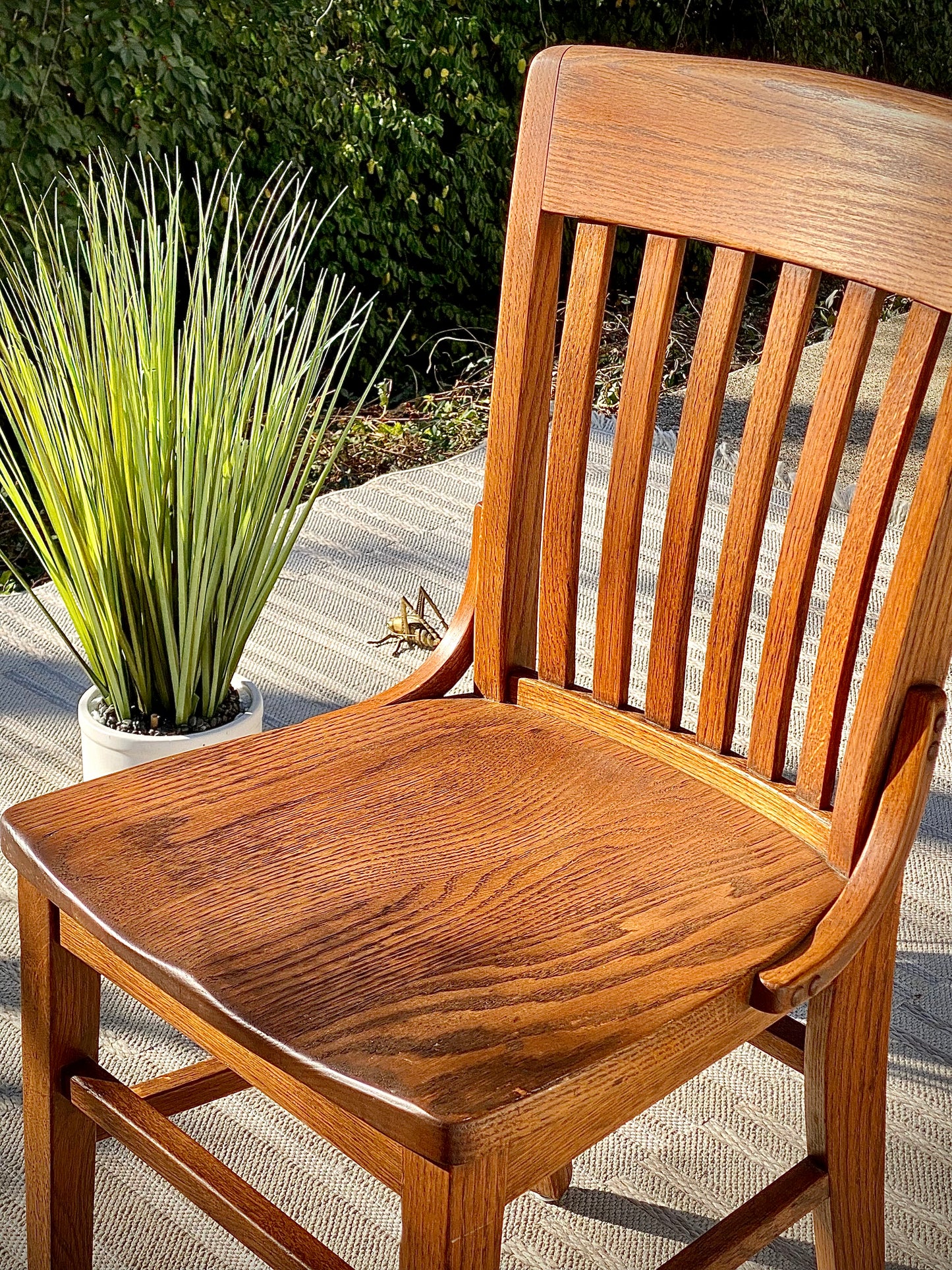 Vintage Oak Desk Chair