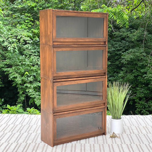 Vintage 4 Stack Barrister Bookcase