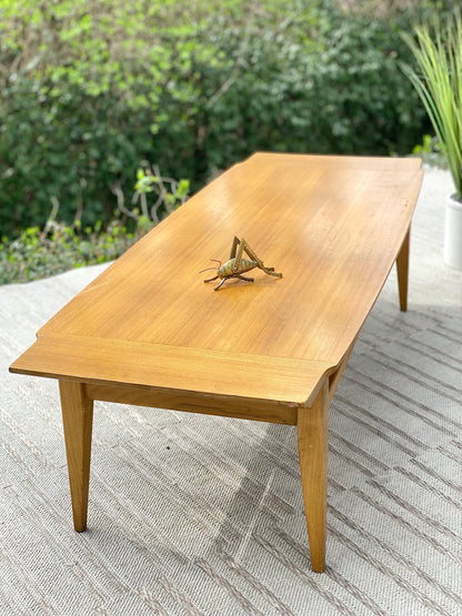 Vintage MCM Blonde Coffee Table