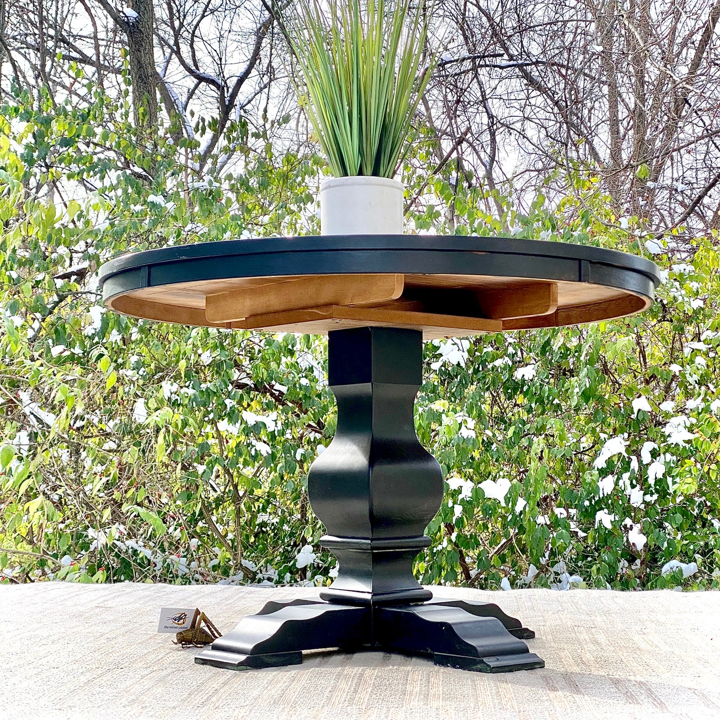 Nice Round Painted Dining Table