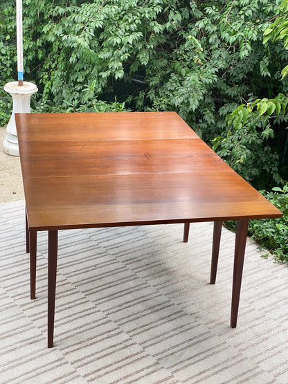 Retro MCM Solid Mahogany Dining Table