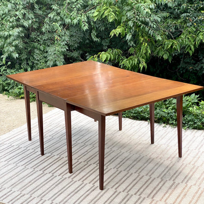 Retro MCM Solid Mahogany Dining Table