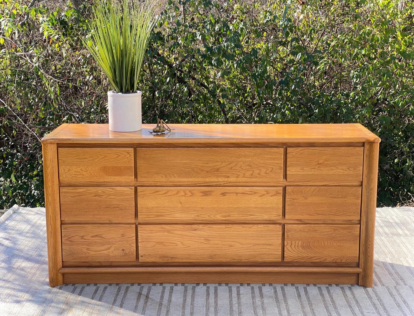 Nice Webb Wooden 9 Drawer Lowboy Dresser