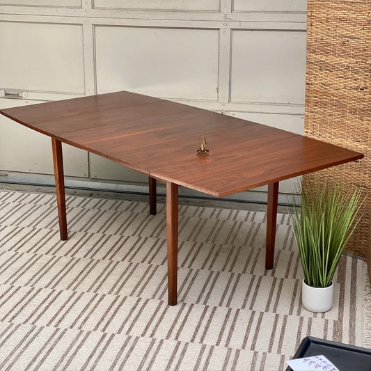 Retro MCM Walnut Dining Table