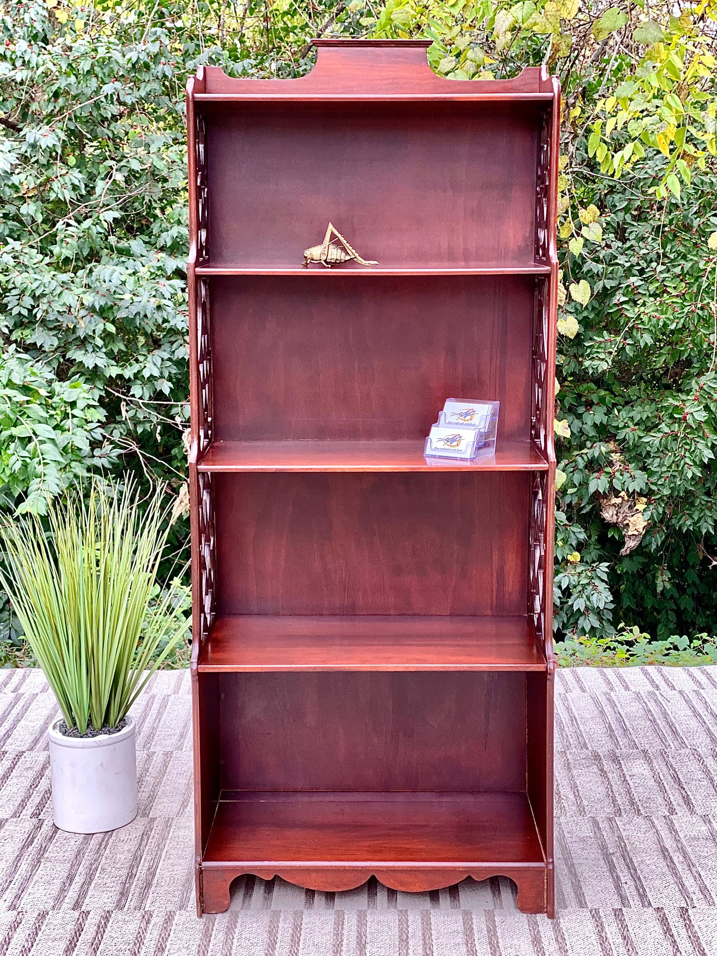 Vintage Wooden Butler Display Rack