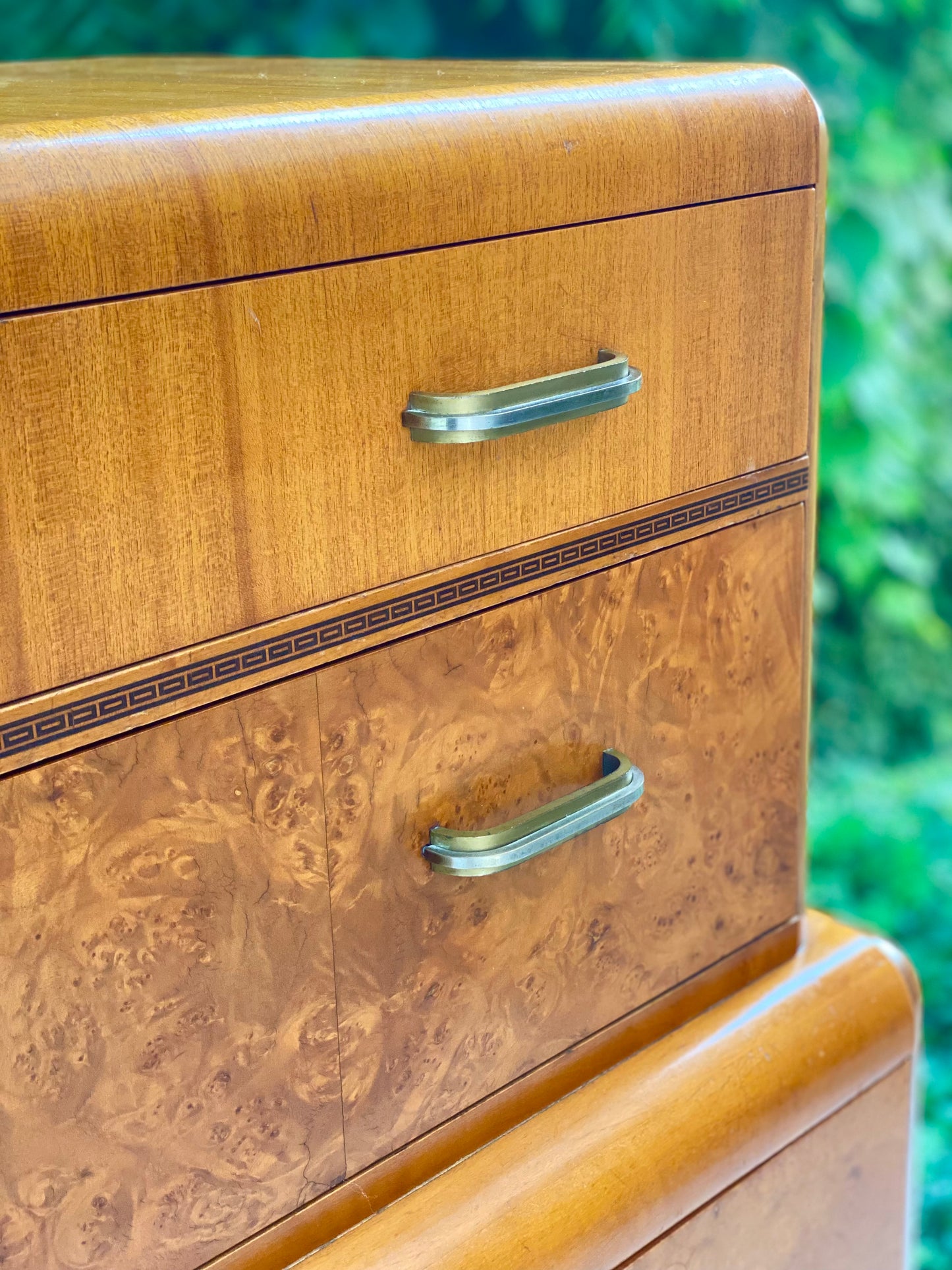 Vintage Art Deco 5 Drawer Dresser