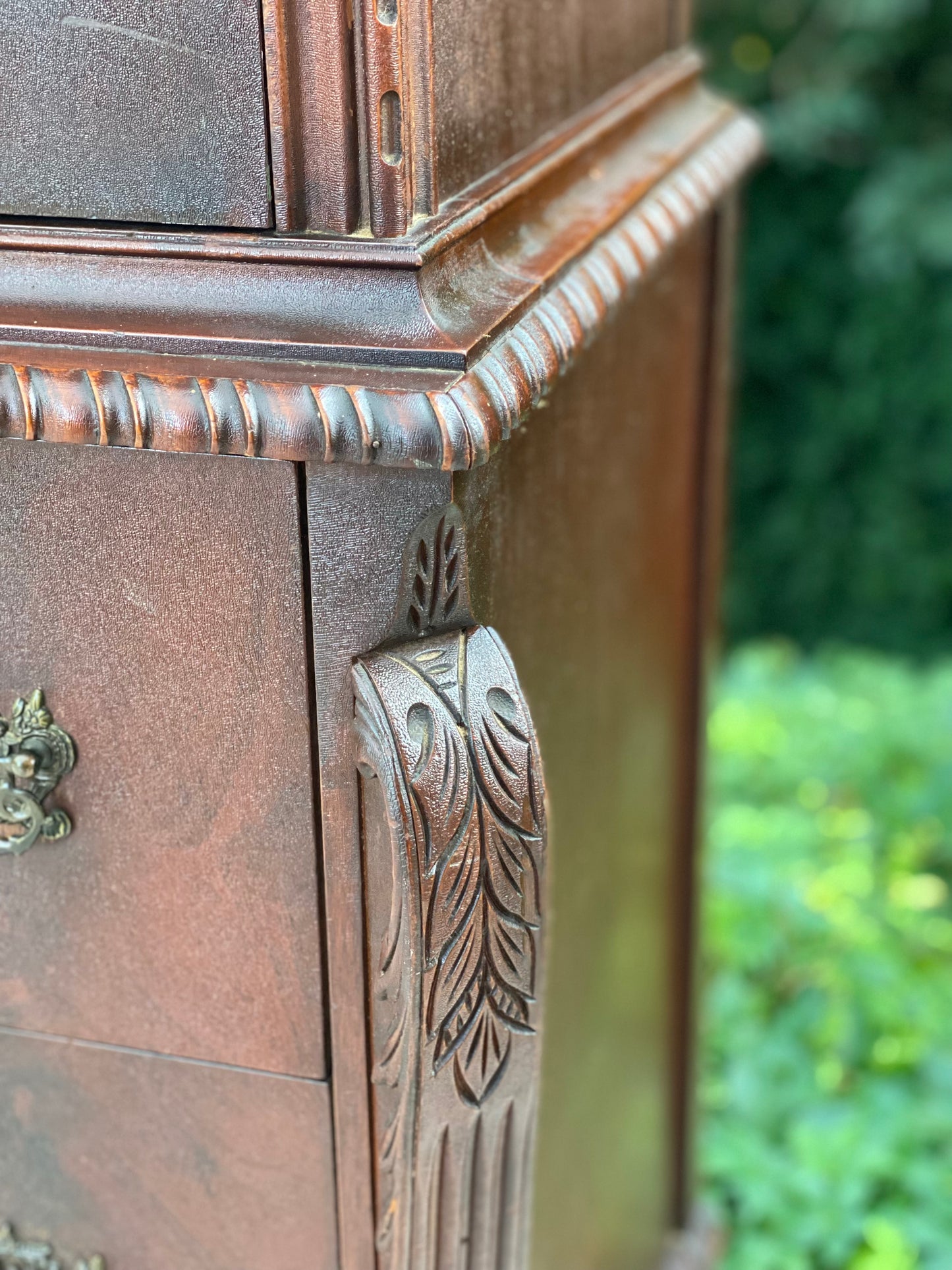 Antique Mahogany 5 Drawer Dresser