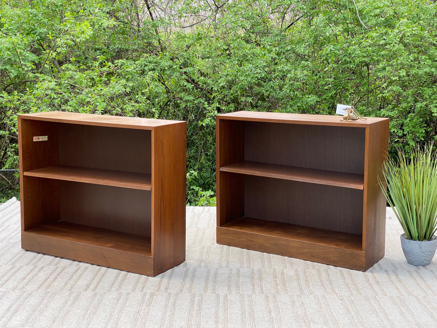 Pair of Vintage Hale Wooden Bookshelves