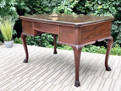 Vintage Chippendale Mahogany Writing Desk